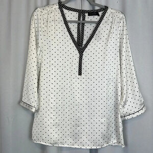New The Limited Polka Dot Blouse Size M‎